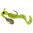 Road Runner Curly Tails 1/8 oz Chartreuse Sparkle - Road-Runner-Rigs