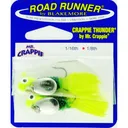 Road Runner Crappie Thunder 1/8oz Chart/Junebug/Chart - Road-Runner-Rigs