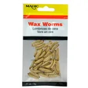 Magic Preserved Wax Worms .21oz Natural - Magic-Bait