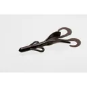Zoom Brush Hog 6'' Black Red Glitter 8pk - Zoom-Baits