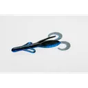 Zoom Brush Hog 6'' Black Sapphire 8pk - Zoom-Baits
