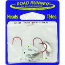 Road Runner Orig Barbed Head 1/8oz White 4pk - Road-Runner-Rigs