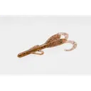 Zoom Baby Brush Hog 4'' Pumpkin 12pk - Zoom-Baits