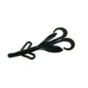 Zoom Baby Brush Hog 4'' Black 12pk - Zoom-Baits