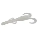 Zoom Baby Brush Hog 4'' White Pearl 12pk - Zoom-Baits