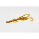 Zoom Baby Brush Hog 4'' Rootbeer Pepper Green 12pk - Zoom-Baits