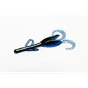 Zoom Baby Brush Hog 4'' Black Sapphire 12pk - Zoom-Baits