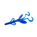Zoom Baby Brush Hog 4'' Sapphire Blue 12pk - Zoom-Baits