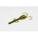 Zoom Baby Brush Hog 4'' Watermelon Prp Glit 12pk - Zoom-Baits