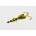 Zoom Baby Brush Hog 4'' Watermelon Green Org 12pk - Zoom-Baits