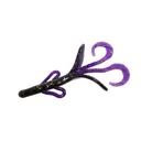 Zoom Baby Brush Hog 4'' Muscadine 12pk - Zoom-Baits