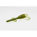 Zoom Baby Brush Hog 4'' Watermelon Green 12pk - Zoom-Baits