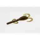 Zoom Baby Brush Hog 4'' Green Pumpkin Purple 12pk - Zoom-Baits