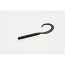 Zoom Curly Tail 4'' Black Red Glitter 20pk - Zoom-Baits