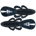 Googan Bandito Bug 4'' Black Blue Flake 7pk - Googan-Baits