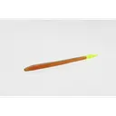Zoom Finesse 4.5'' Motoroil/Chartreuse 20pk - Zoom-Baits