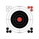 Birchwood Casey Stick A Bull Adhesive Bulls-Eye Paper Targets 12" 5/ct - Birchwood-Casey