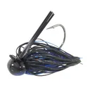 DJ Tour Level Skirted Footba 1/2 oz Black & Blue - Dirty Jigs