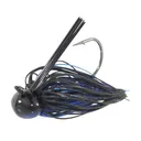 DJ Tour Level Skirted Footba 3/4 oz Black & Blue - Dirty Jigs