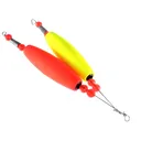 Comal Weighted Float Cigar 3.0 Orange/Chart 2pk - Comal-Tackle