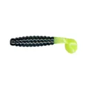Charlie Brewer Slider Grub 1.5'' Blk/Chart Tail 18pk - Charlie-Brewers-Slider