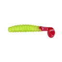 Charlie Brewer Slider Grub 1.5'' Chart Glitter Red Tail - Charlie-Brewers-Slider