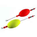 Comal Weighted Float Oval 2.5'' Orange  2pk - Comal-Tackle