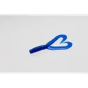 Zoom Creepy Crawler Tail 3'' Sapphire Blue 16pk - Zoom-Baits