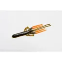 Zoom Big Critter Craw 5'' Green Pumpkin/Orange 10pk - Zoom-Baits