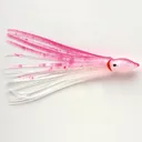 P-Line Sunrise Squid 4.5'' Clear Glow Pink Spatterback - P-Line