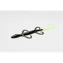 Zoom Lizard 6'' Black/Chartreuse 9pk - Zoom-Baits
