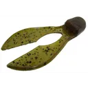 Zoom Super Chunk 3.5'' Green Pumpkin Red 5pk - Zoom-Baits
