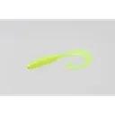 Zoom Tab Tail Grub 4'' Chartreuse Pearl 10pk - Zoom-Baits