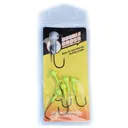 Leland CrappieMagnet DblCros Chartreuse 1/32oz 5pk - Leland-Lures