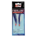 P-Line Farallon Feather 2 hk 3/0 Blue/White - P-Line