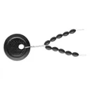 VMC Sinker Stops Black Small 10pk - Vmc-Weights