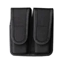 Bianchi Model 7302H AccuMold Double Magazine Pouch, Kahr T40, Hidden Snap, Black - Bianchi