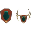 Allen Antler Mounting Kit - Green Skull - Allen