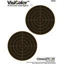 Champion VisiColor High-Visibility Paper Targets 5" Double Bull, 10/Pack - Champion