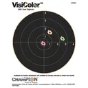 Champion VisiColor High-Visibility Paper Targets 8" Bull, 8.5" X 11", 10/Pack - Champion