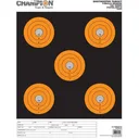 Champion Shotkeeper Targets Orange 5 Bull, Large, 12/Pack - Champion Target