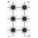 Birchwood Casey Eze-Scorer Multiple Bull's-Eye Paper Target 23"x35" 5/ct - Birchwood-Casey