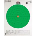 Champion Scorekeeper Targets Fluorescent Orange & Green Bull - 100 yd. Rifle, 12/Pack - Champion