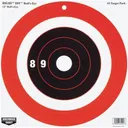 Birchwood Casey Rigid Paper DH Bulls-Eye Target 12" 10/ct - Birchwood-Casey
