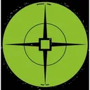 Birchwood Casey Targets 6" Green Target Spots 10/ct - Birchwood-Casey