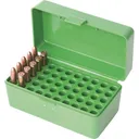 MTM Case-Gard Flip Top Green Ammo Box for .22 Hornet 50/ct Capacity - Mtm