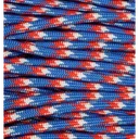 Mero 550 Paracord - 100' 550 lb Red/White/Blue Camo - Mero-Outdoor-Group