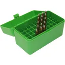 MTM Case-Gard R-50 Series Rifle Ammo Box .223/.270 WSSM/.460/.500 S&W 50 Rounds Green - Mtm