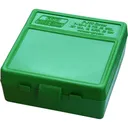 MTM P-100-3 Ammo Box 100 Rounds Flip-Top 38 - 357 Green - Mtm