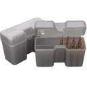 MTM Case-Guard RF-22 Series Flip Top Rifle Ammo Box Clear Smoke - Mtm